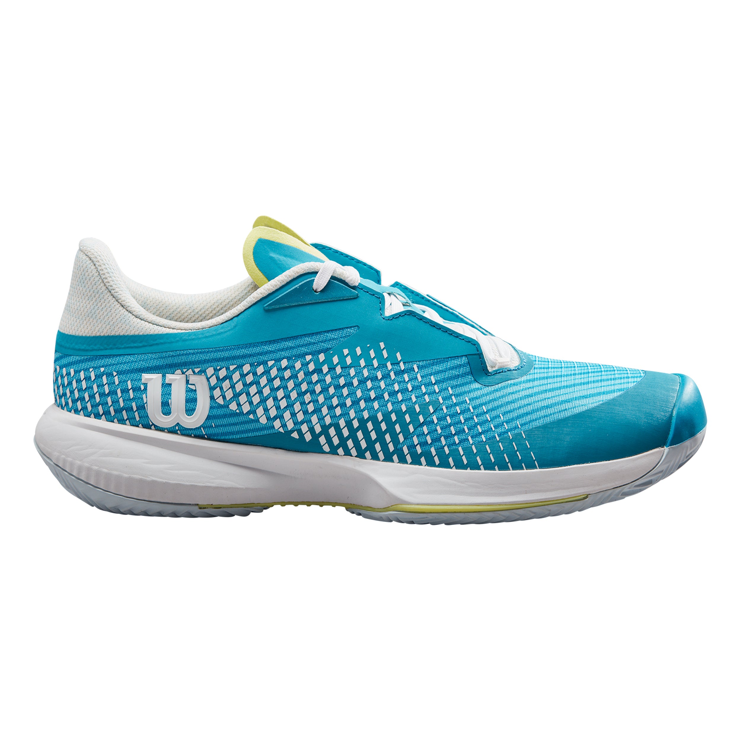 Wilson Kaos Swift 1.5 Zapatilla Tierra Batida Mujeres-Turquesa,Blanco