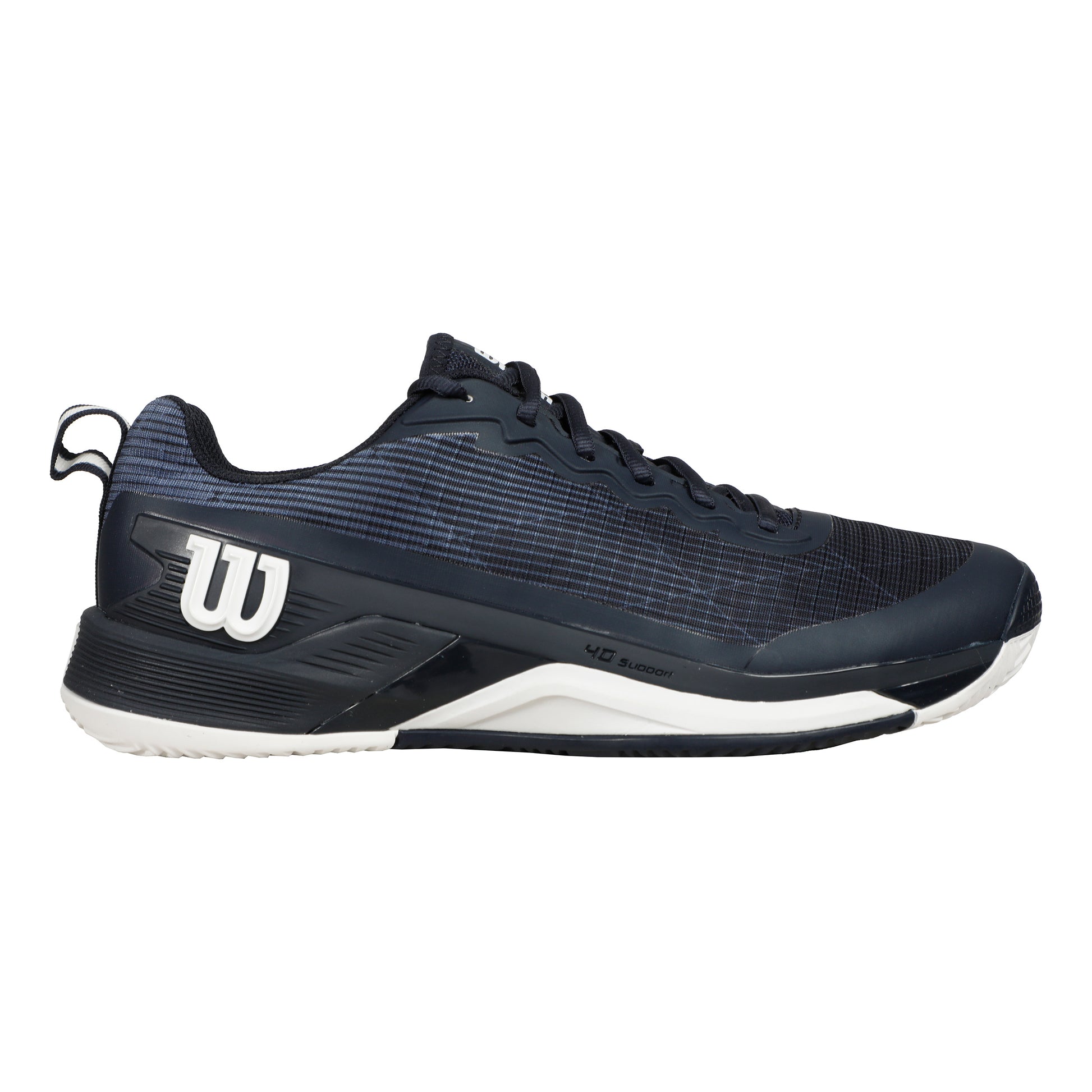 Wilson Rush Pro 4.5 Zapatilla Tierra Batida Hombres-Azul Oscuro,Blanco
