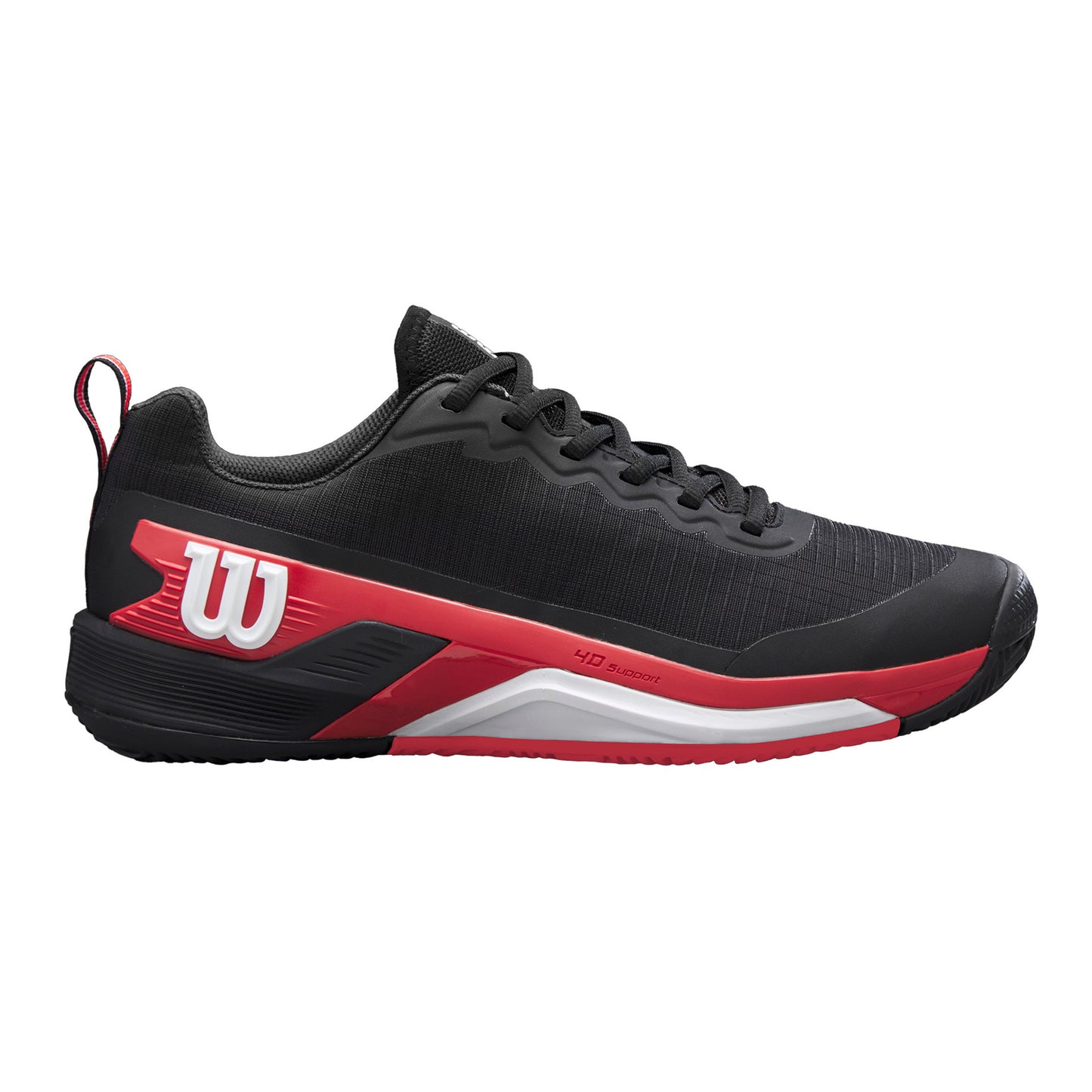 Wilson Rush Pro 4.5 Zapatilla tierra batida Hombres - negro, rojo