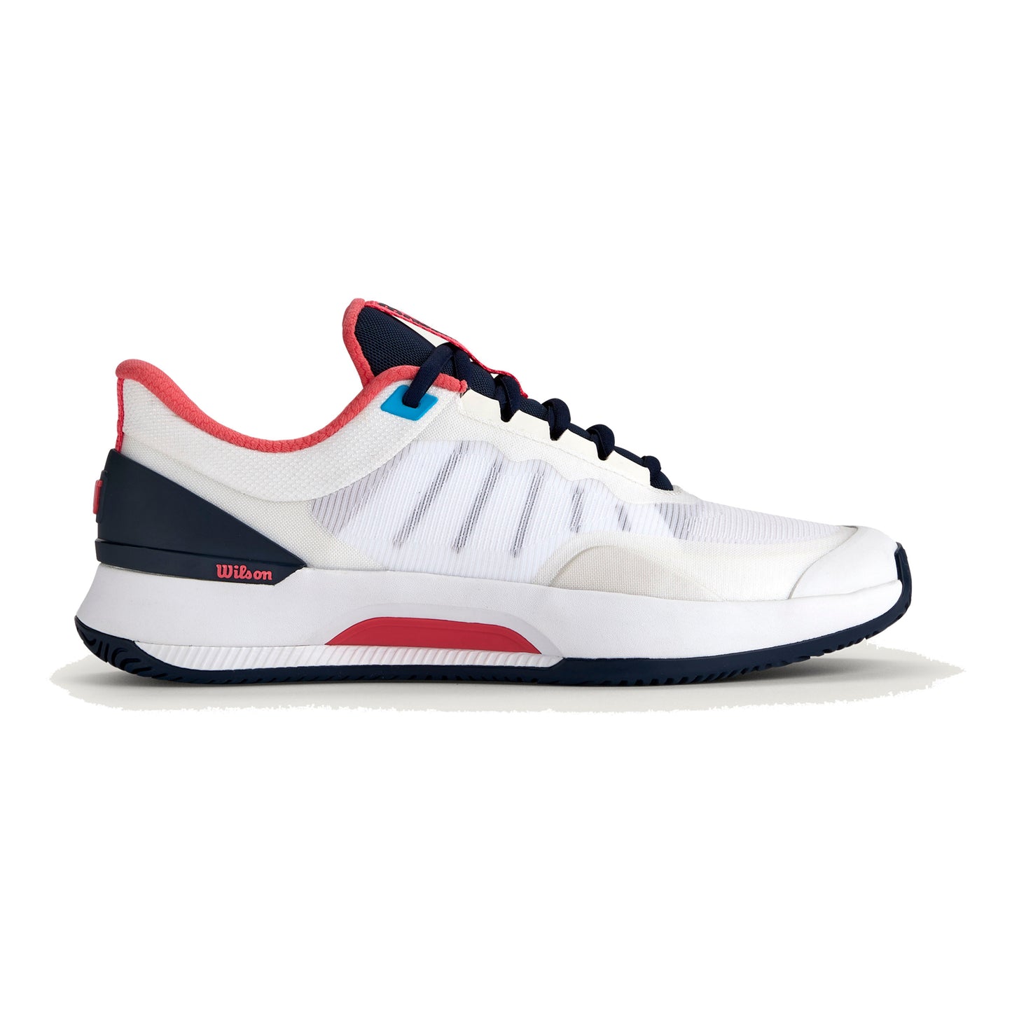 Wilson Intrigue Tour Zapatilla Todas Las Superficies Mujeres-Blanco,Azul Oscuro