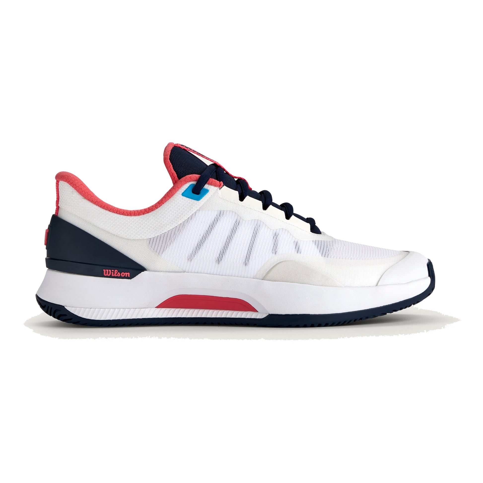 Wilson Intrigue Tour Zapatilla Todas Las Superficies Mujeres-Blanco,Azul Oscuro