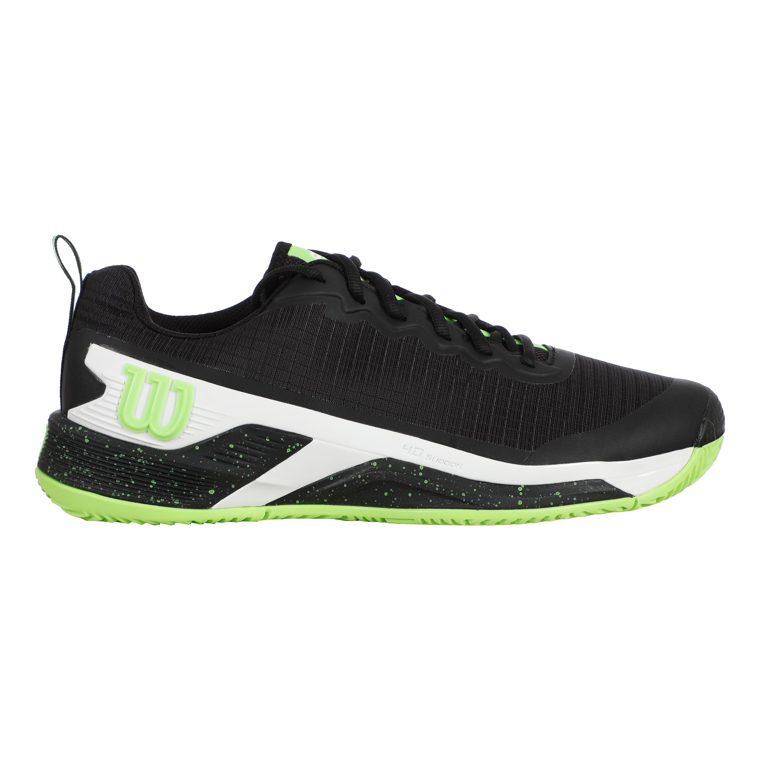 Wilson Rush Pro 4.5 Zapatilla Tierra Batida Hombres-Negro,Verde Claro