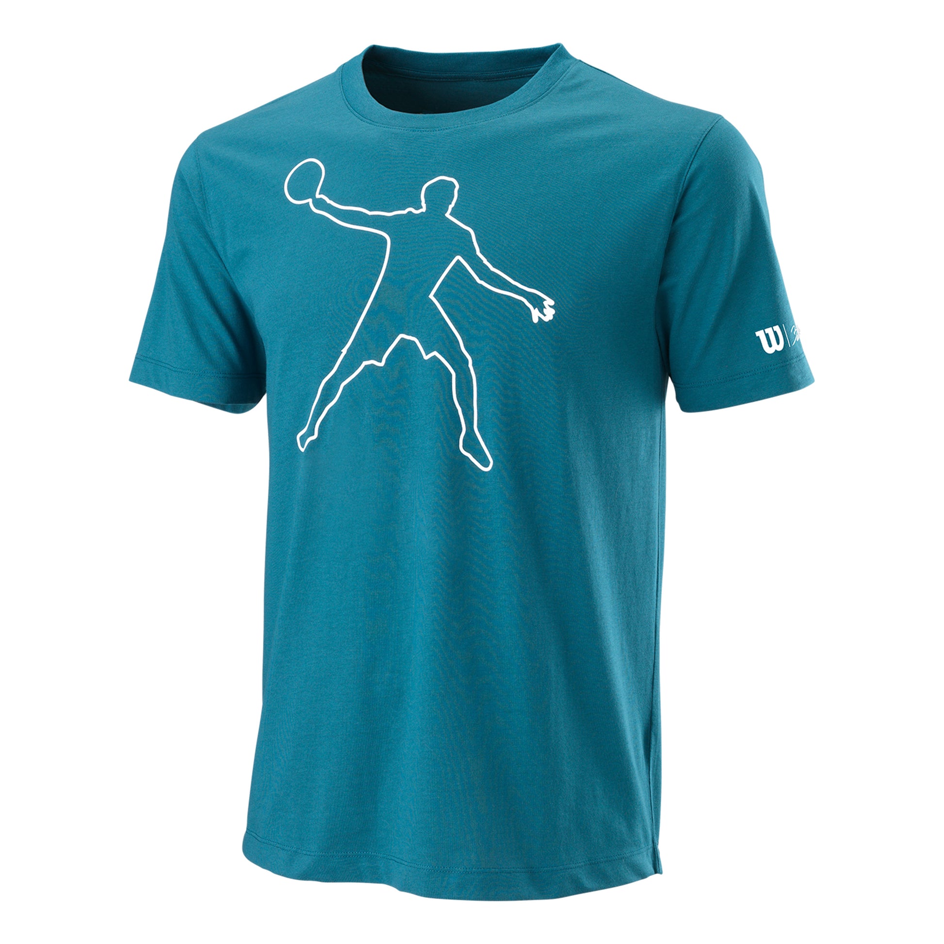 Wilson Bela Tech II Camiseta De Manga Corta Hombres-Azul,Blanco