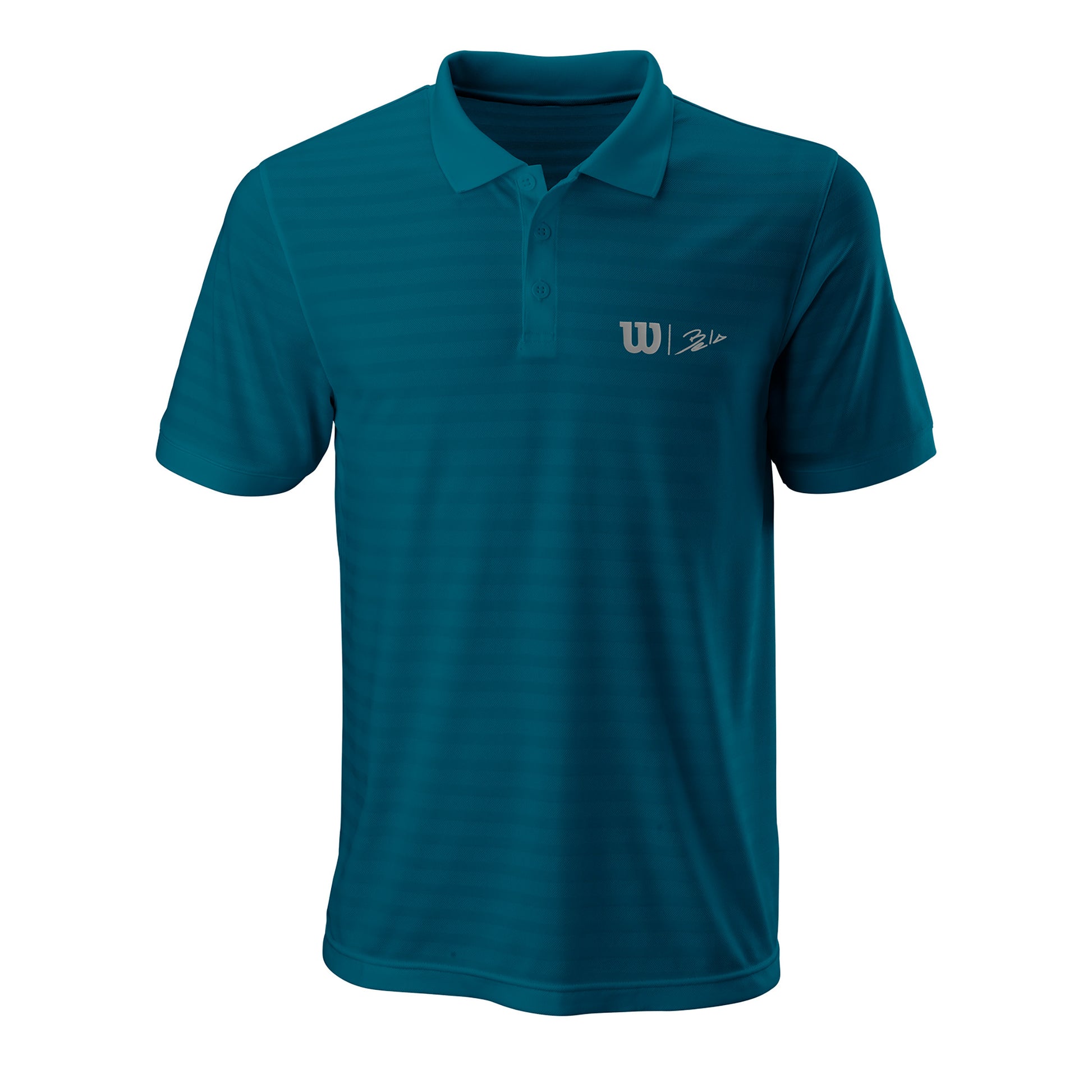 Wilson Bela Stripe II Polo Hombres-Azul