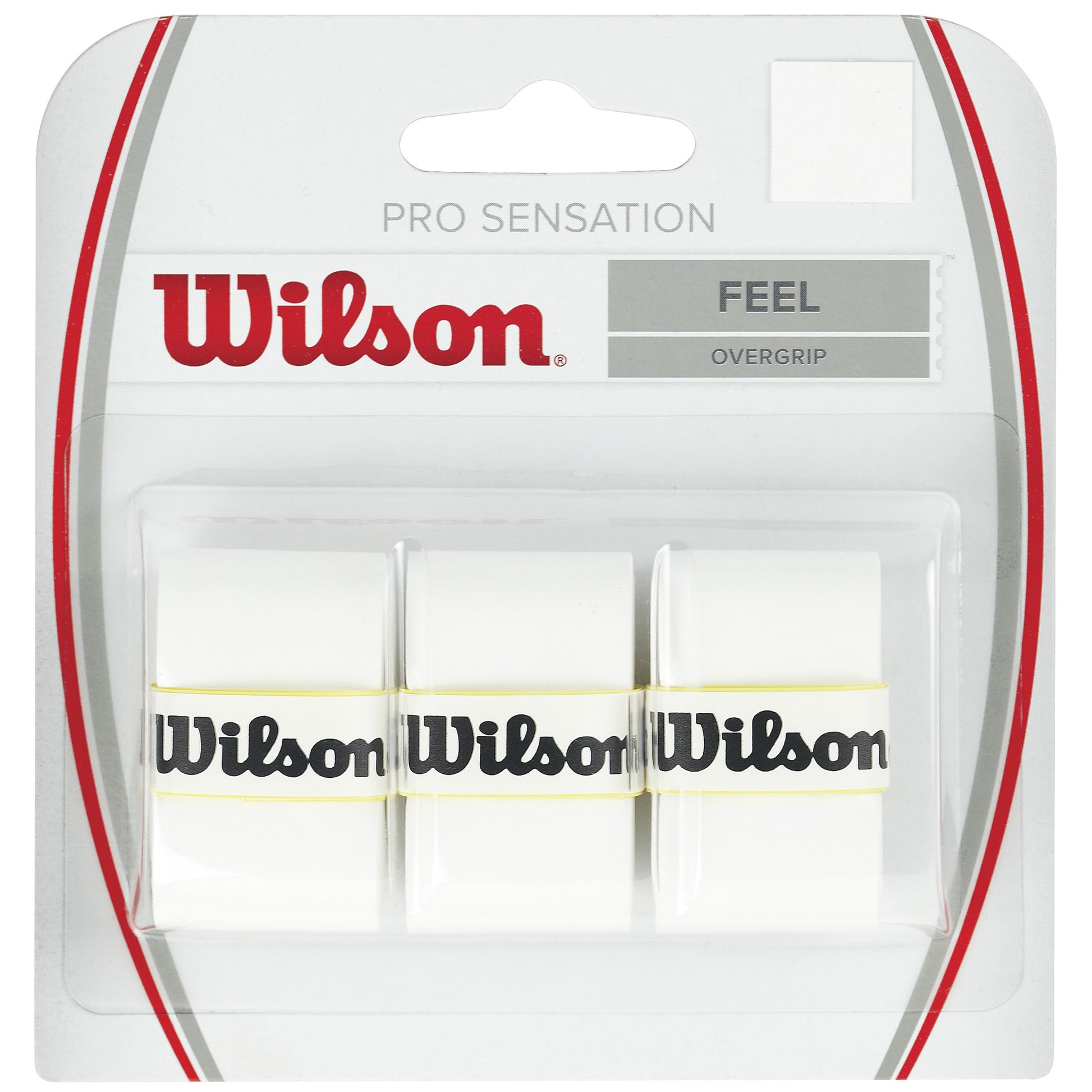 Wilson Pro Overgrip Sensation Pack De 3-Blanco