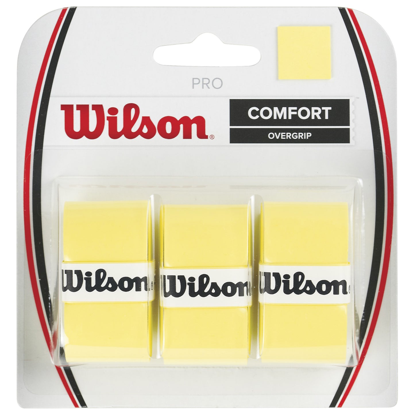 Wilson Pro Overgrip Pack de 3 - amarillo