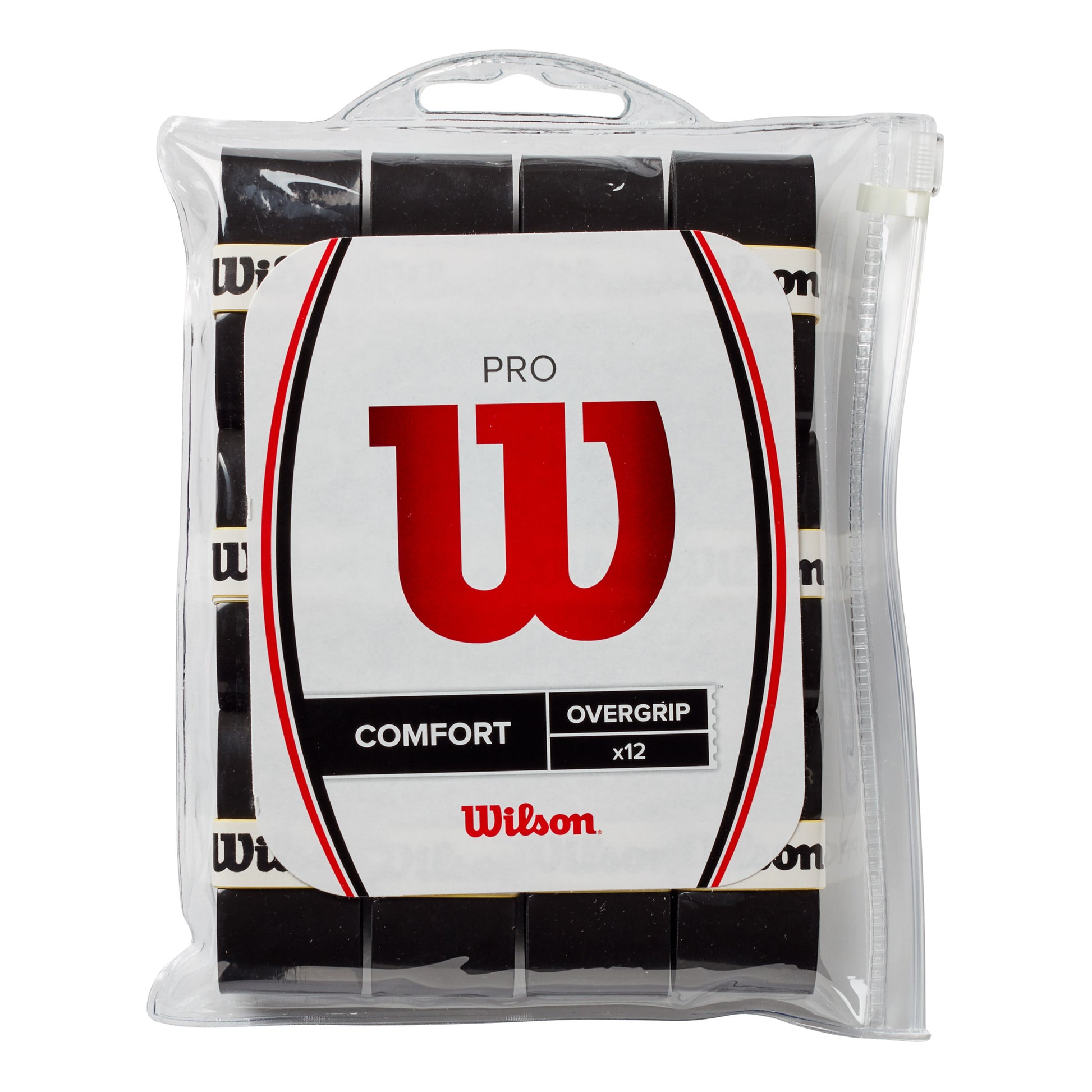 Wilson Pro Overgrip Pack De 12-Negro