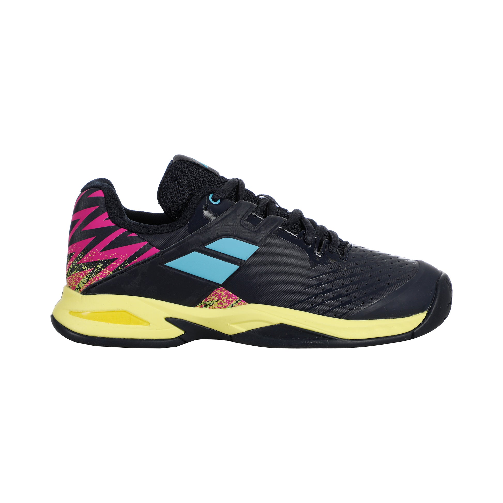 Babolat Propulse Zapatilla Todas Las Superficies Niños-Azul Oscuro,Rosa