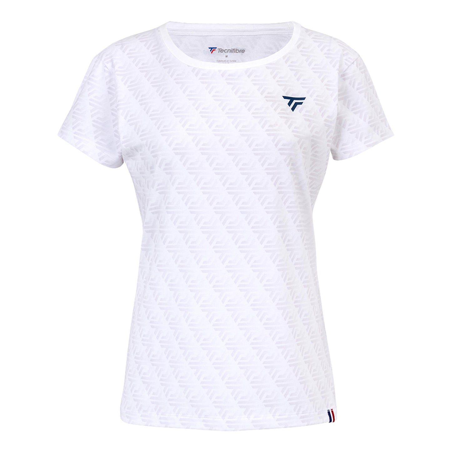 Tecnifibre Graphic Camiseta De Manga Corta Mujeres-Blanco