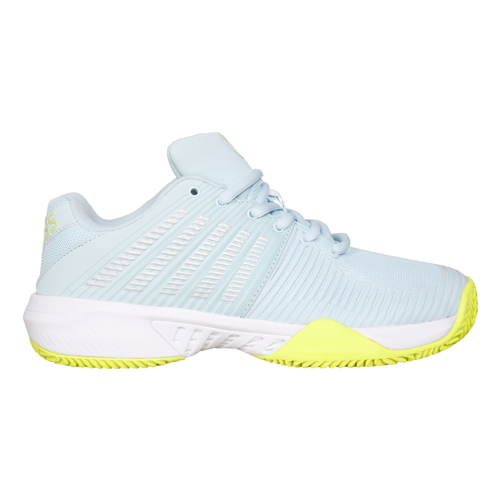 K-Swiss Express Light 2 Zapatilla tierra batida Mujeres - azul claro, verde neón