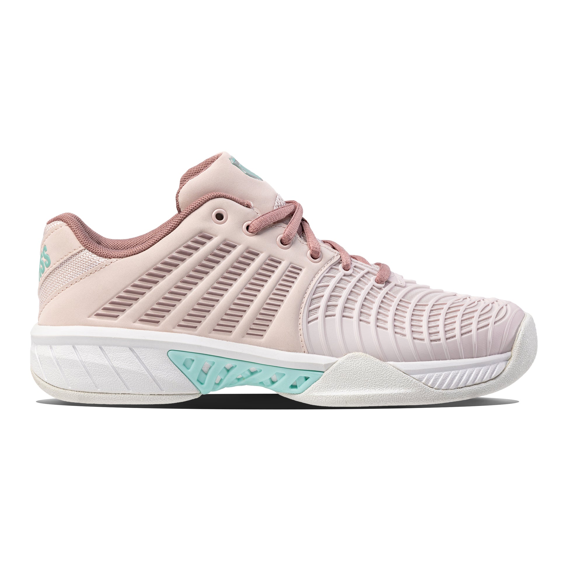 K-Swiss Express Light 3 Zapatilla para pista cubierta Mujeres - rosa viejo, rojo oscuro