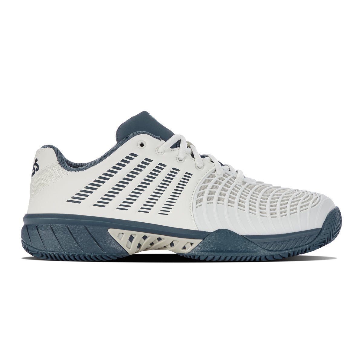 K-Swiss Express Light 3 Zapatilla tierra batida Hombres - blanco, color petróleo