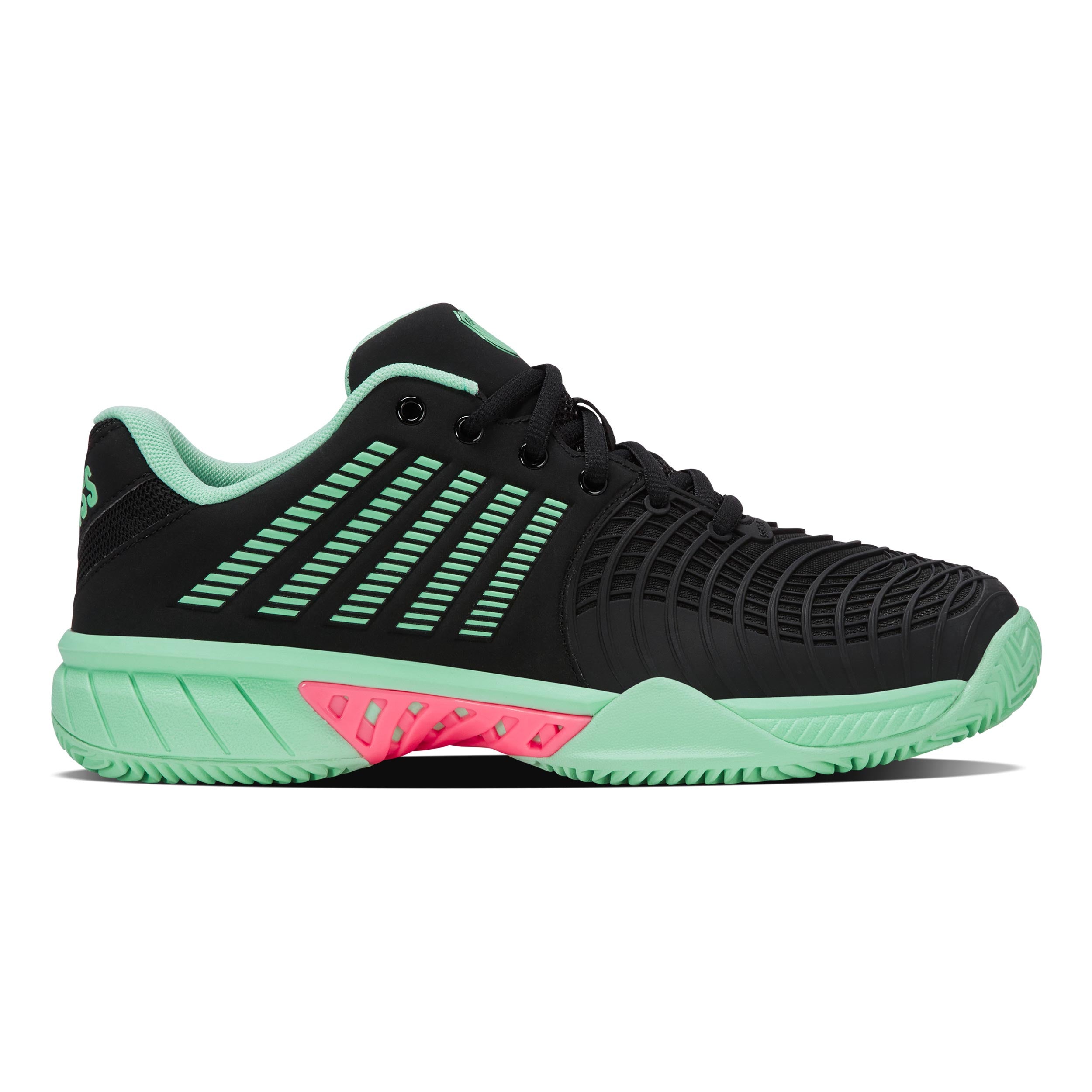 K-Swiss Express Light 3 Zapatilla tierra batida Mujeres - negro, menta