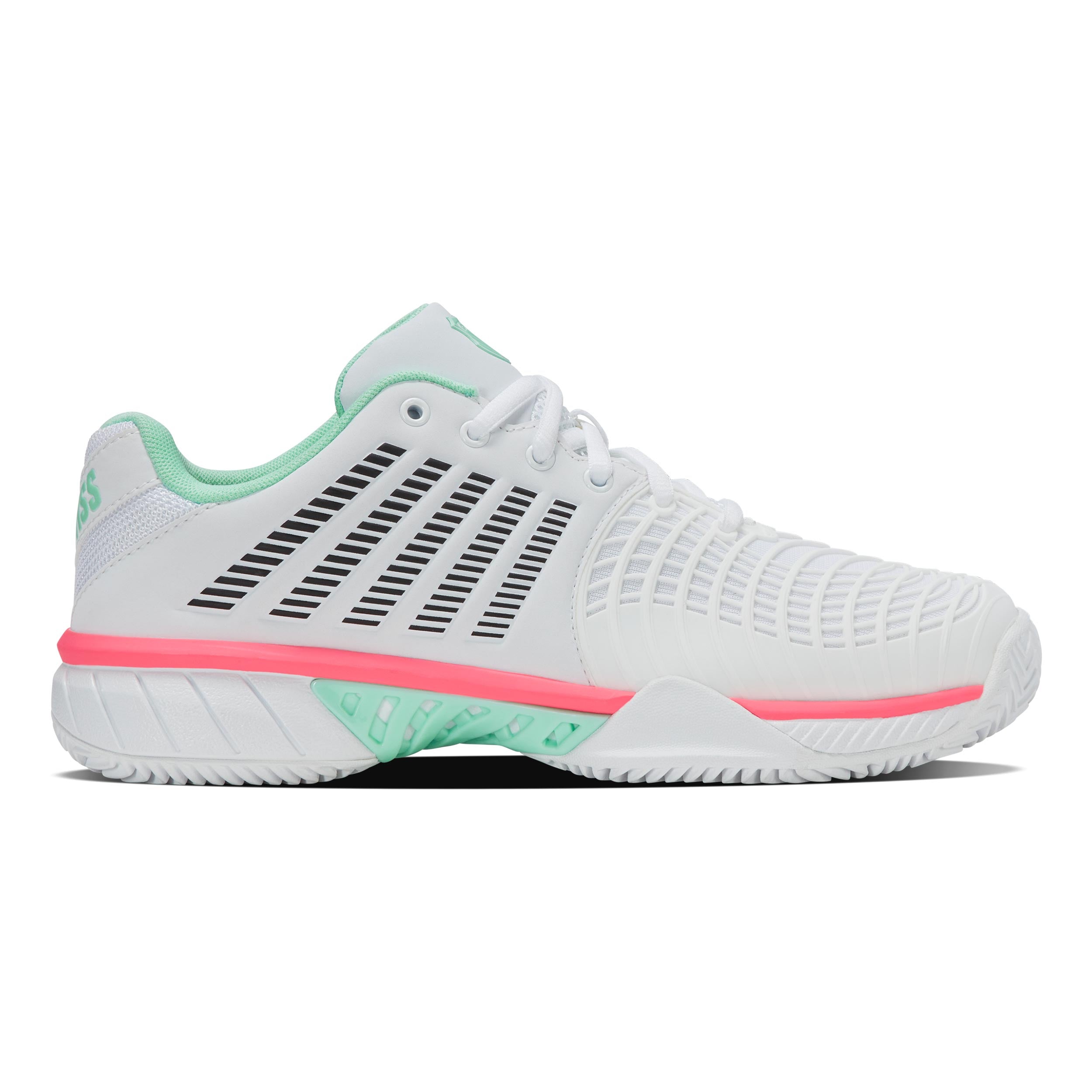 K-Swiss Express Light 3 Zapatilla tierra batida Mujeres - blanco, turquesa