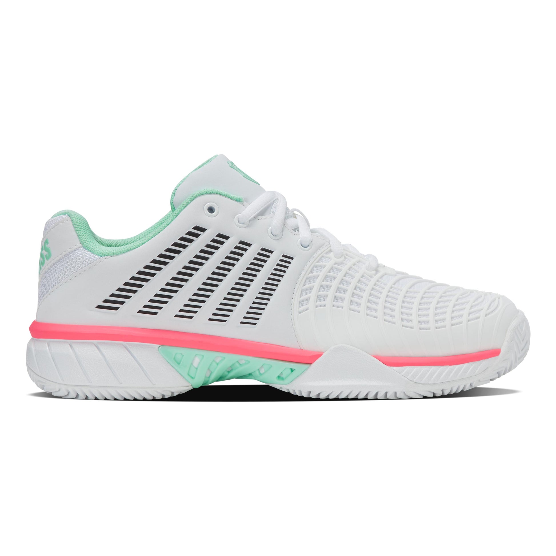 K-Swiss Express Light 3 Zapatilla tierra batida Mujeres - blanco, turquesa