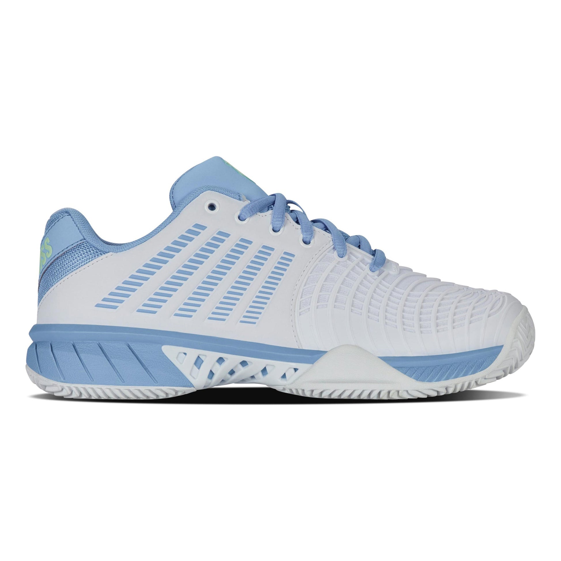 K-Swiss Express Light 3 Zapatilla tierra batida Mujeres - blanco, azul claro