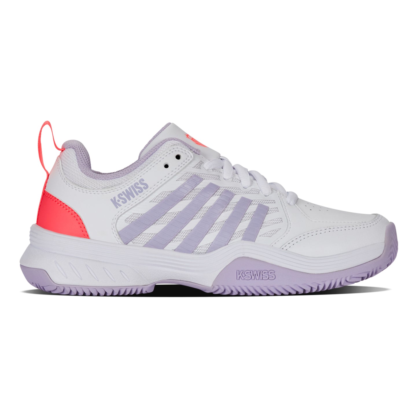 K-Swiss Court Express 2 Zapatilla tierra batida Mujeres - blanco, morado