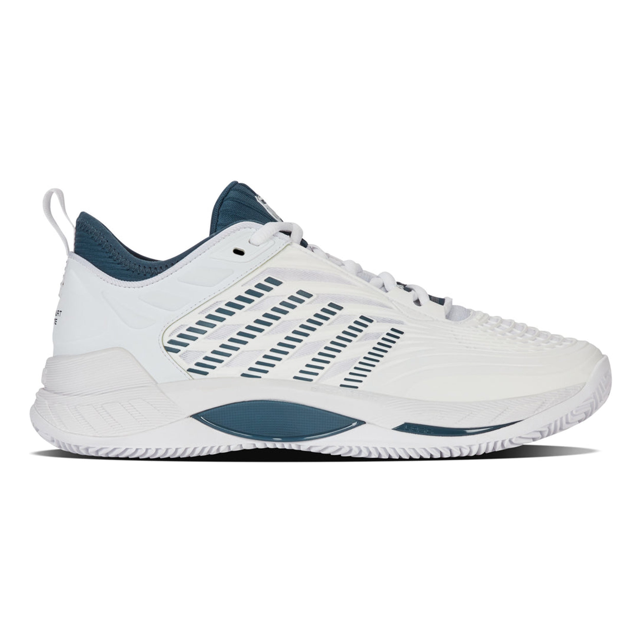 K-Swiss Hypercourt Supreme 2 Zapatilla Tierra Batida Hombres-Blanco,Color Petróleo