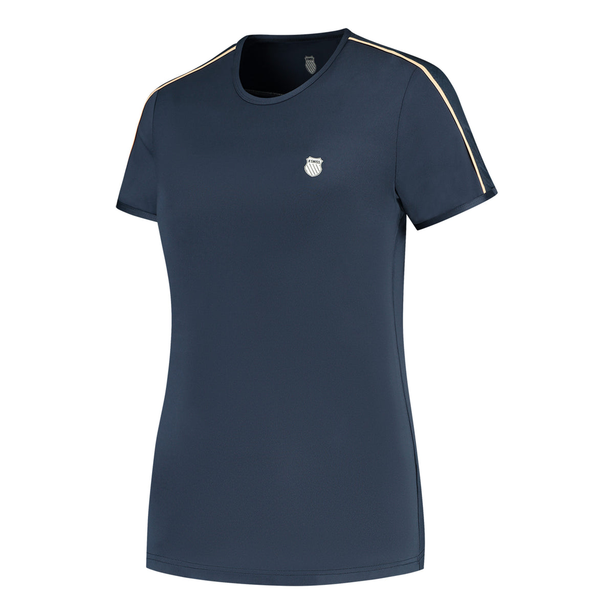 K-Swiss Hypercourt Crew 3 Camiseta De Manga Corta Mujeres-Azul Oscuro