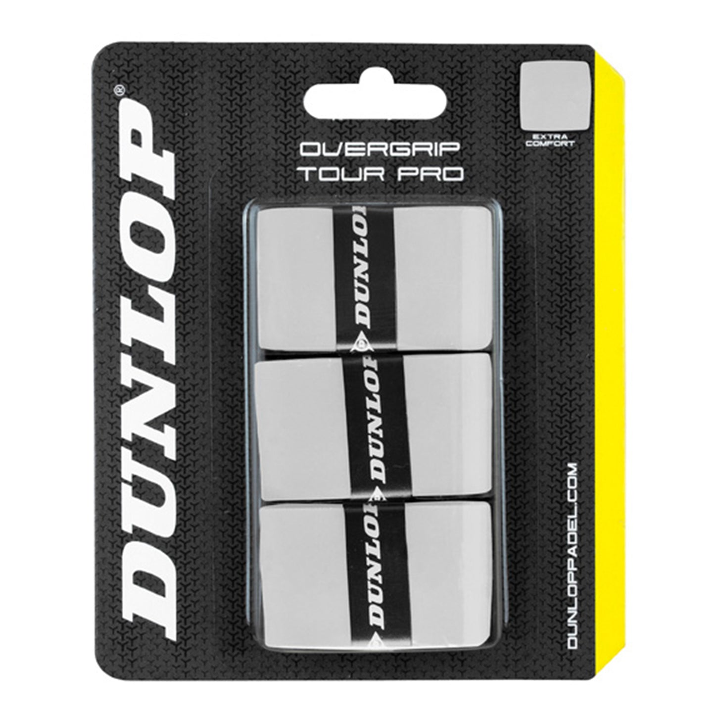 Dunlop Tour Pro Pack de 3-blanco