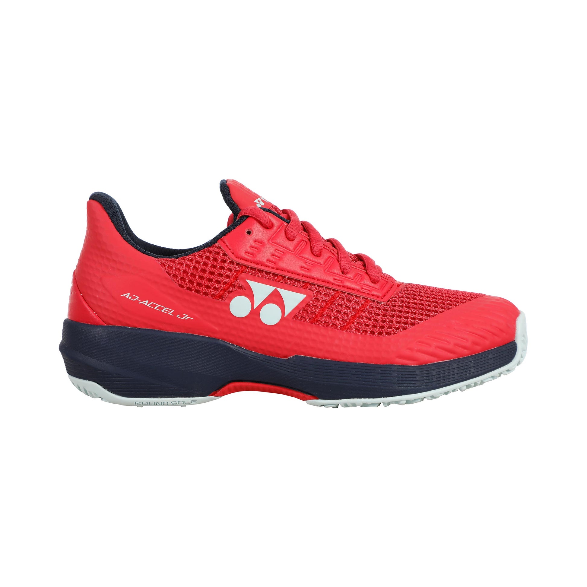 Yonex Power Cushion AD-ACCEL Zapatilla Tierra Batida Niños-Coral,Negro
