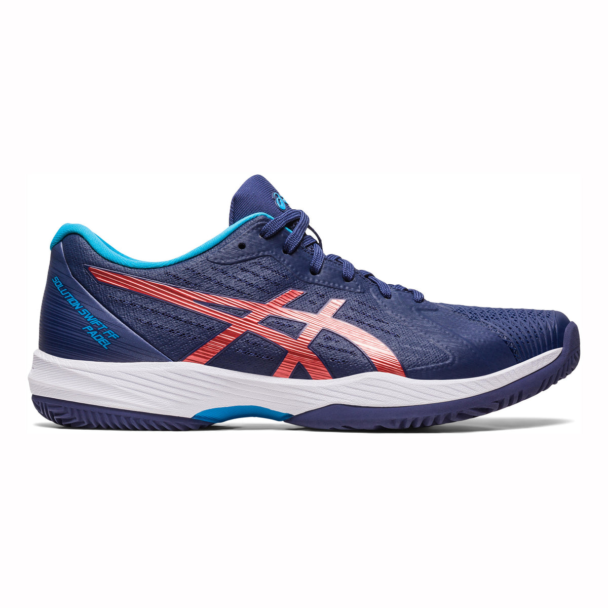 ASICS Solution Swift FF Zapatilla de pádel Hombres - azul oscuro, rojo