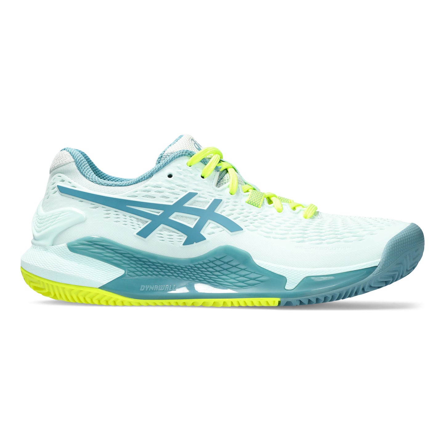 ASICS Gel-Resolution 9 Zapatilla tierra batida Mujeres - menta, color petróleo