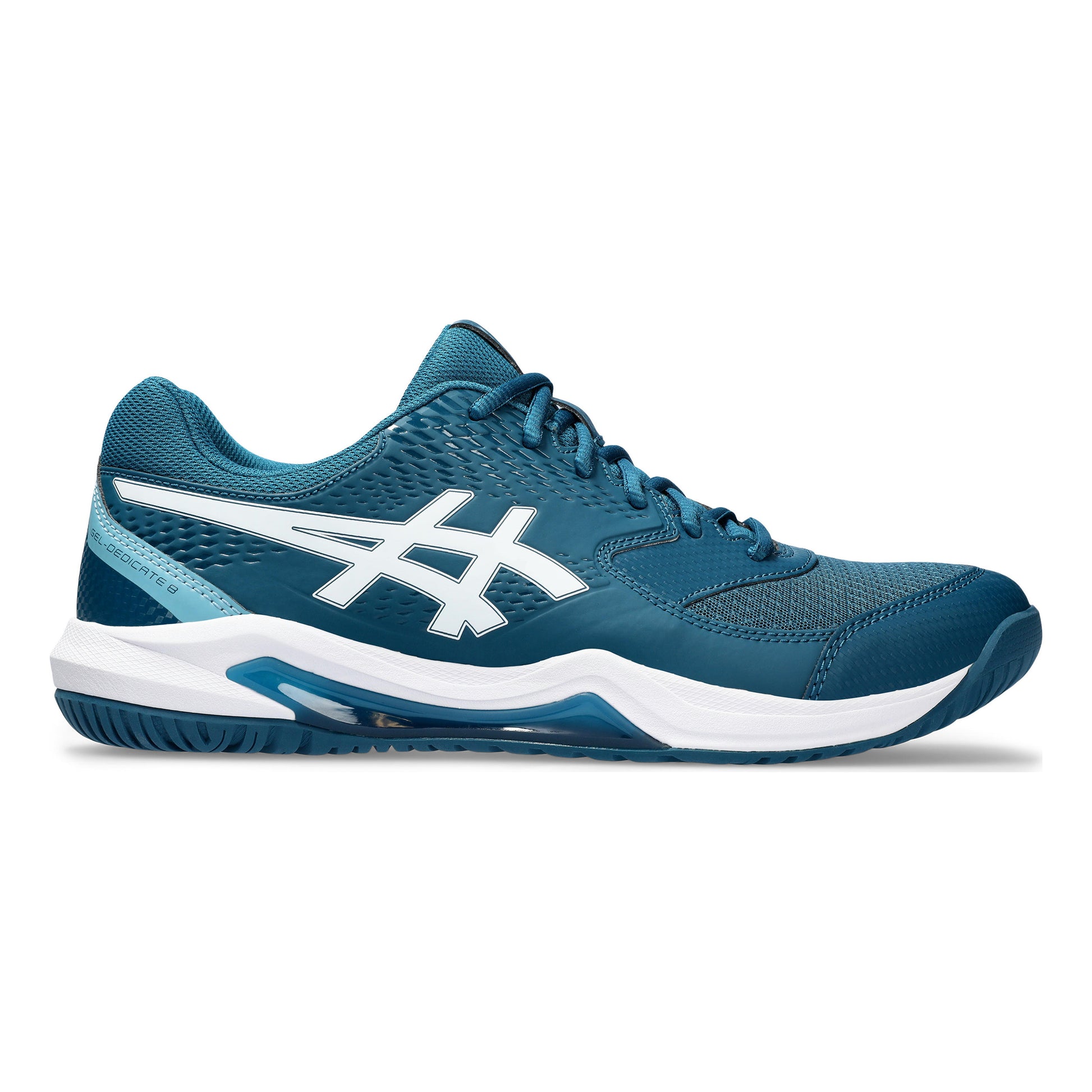 ASICS Gel-Dedicate 8 Zapatilla todas las superficies Hombres - color petróleo, blanco