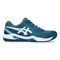 Gel-Dedicate 8 Zapatilla tierra batida Hombres - color petróleo, blanco