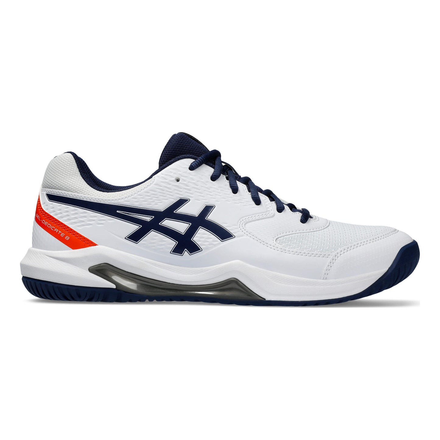 ASICS Gel-Dedicate 8 Zapatilla todas las superficies Hombres - blanco, azul oscuro