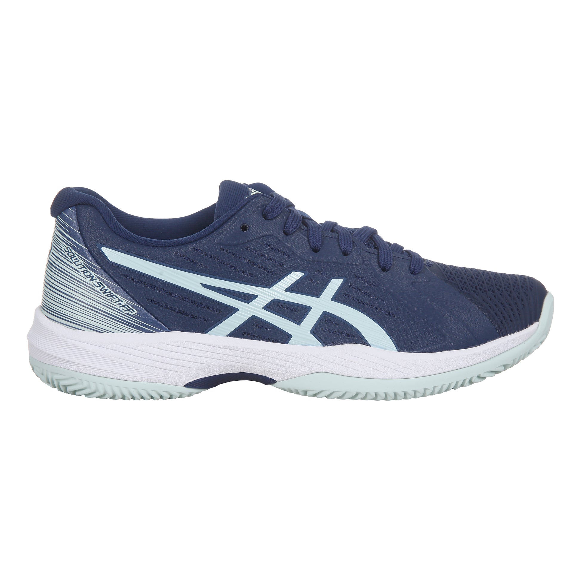 ASICS Solution Swift FF Zapatilla tierra batida Mujeres - azul, blanco