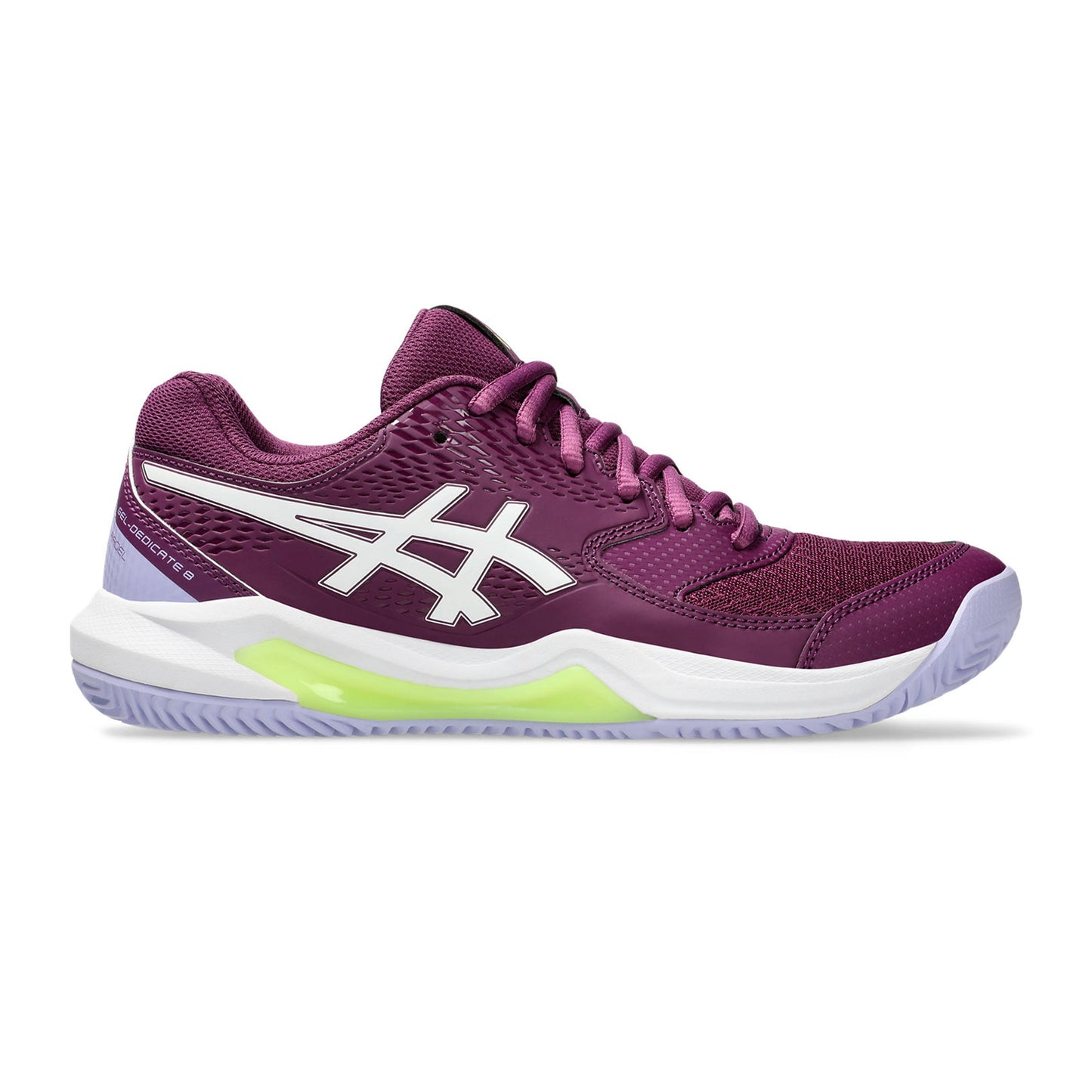 ASICS Gel-Dedicate 8 Zapatilla de pádel Mujeres - malva, blanco
