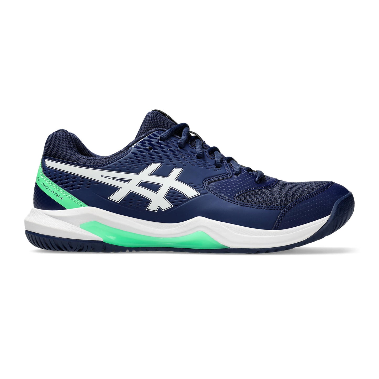 ASICS Gel-Dedicate 8 Zapatilla todas las superficies Hombres - azul oscuro, verde