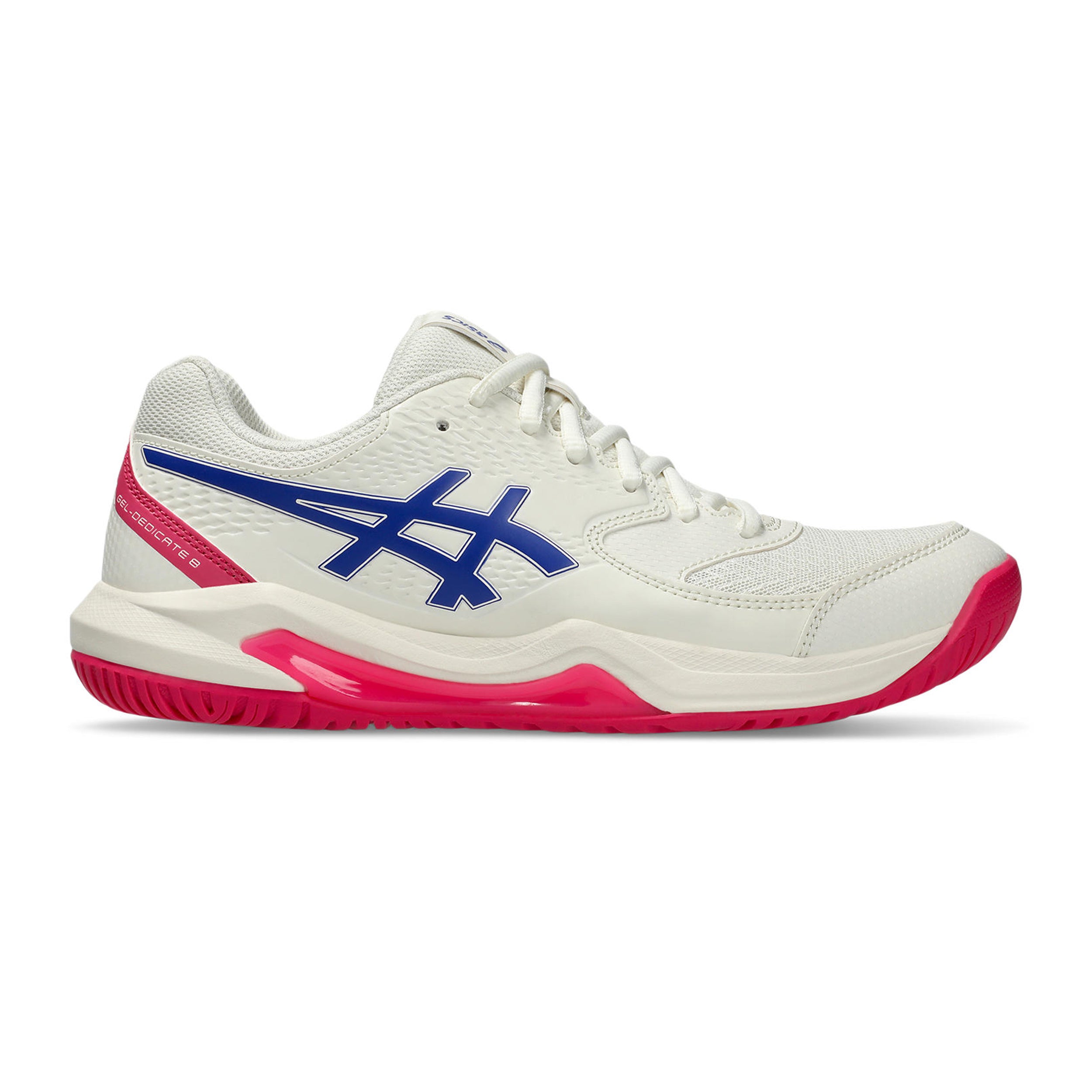 ASICS Gel-Dedicate 8 Zapatilla todas las superficies Mujeres - crema, azul oscuro