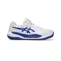 Gel-Resolution X Zapatilla tierra batida Niños - blanco, azul oscuro