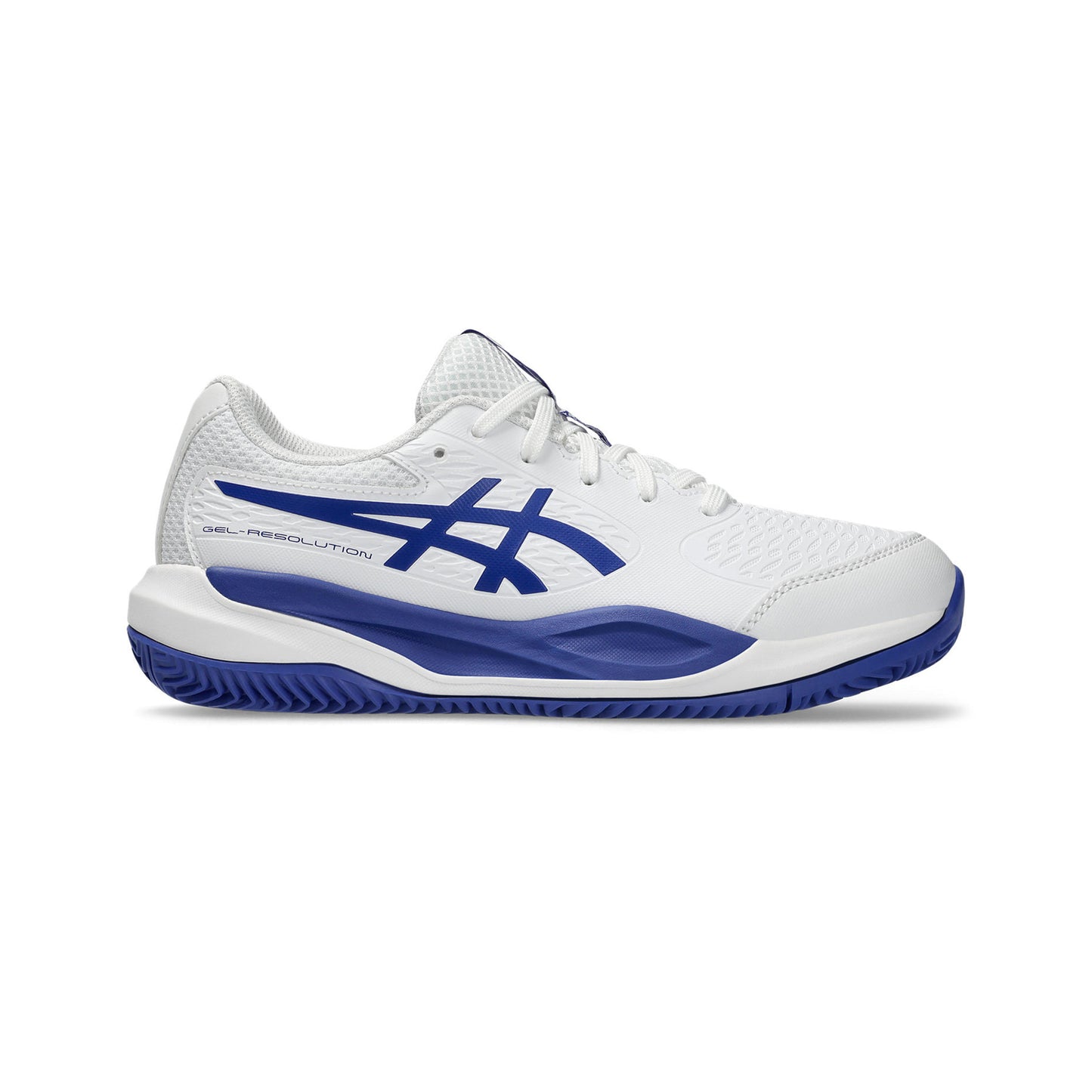 ASICS Gel-Resolution X Zapatilla tierra batida Niños - blanco, azul oscuro