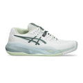 Gel-Resolution X Zapatilla tierra batida Mujeres - blanco, azul-gris