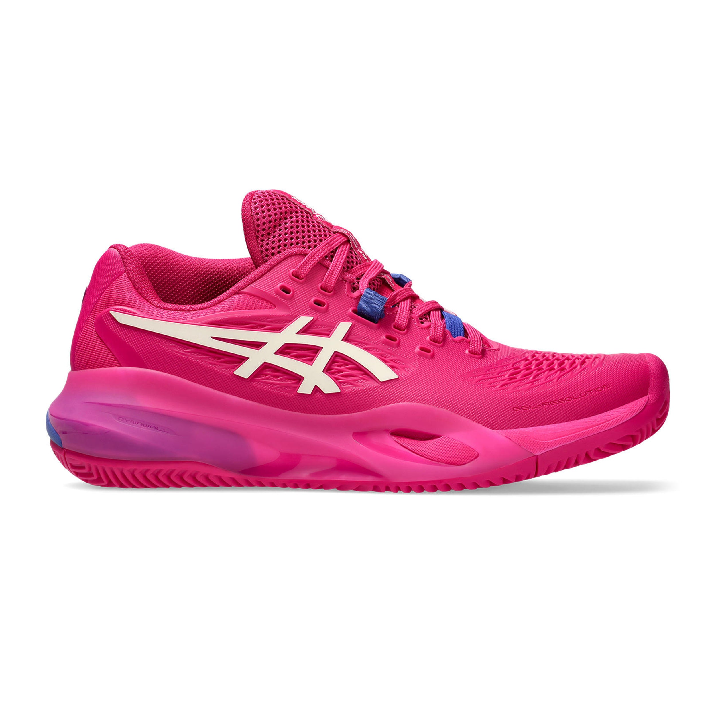 ASICS Gel-Resolution X Zapatilla tierra batida Mujeres - baya, crema