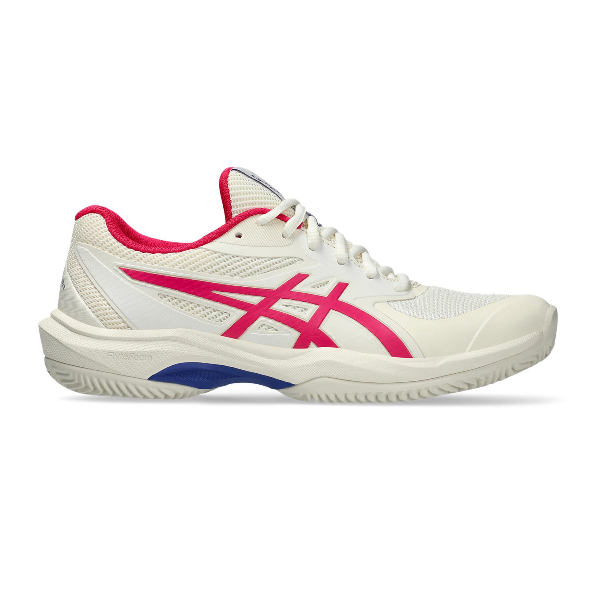 ASICS Game FF Zapatilla tierra batida Mujeres - crema, baya
