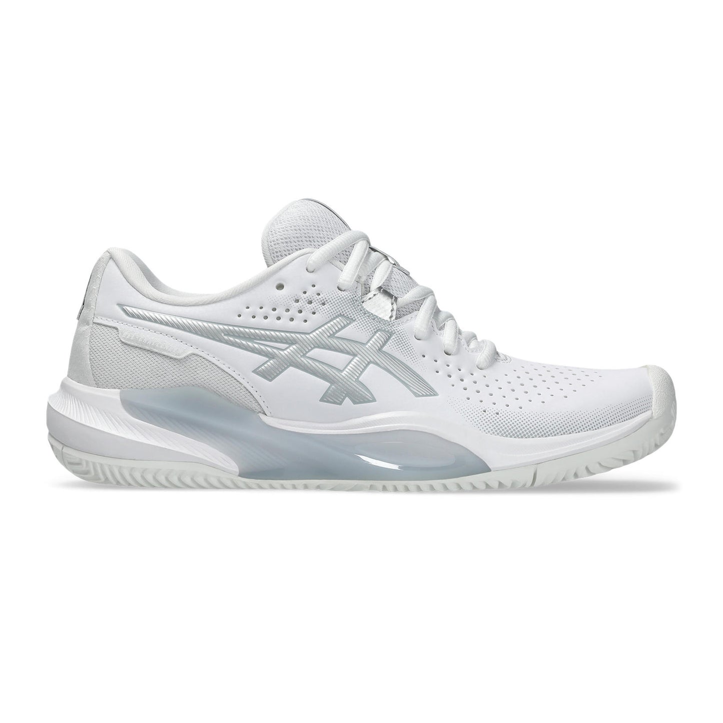 ASICS Gel-Challenger 15 Zapatilla tierra batida Mujeres - blanco, plateado