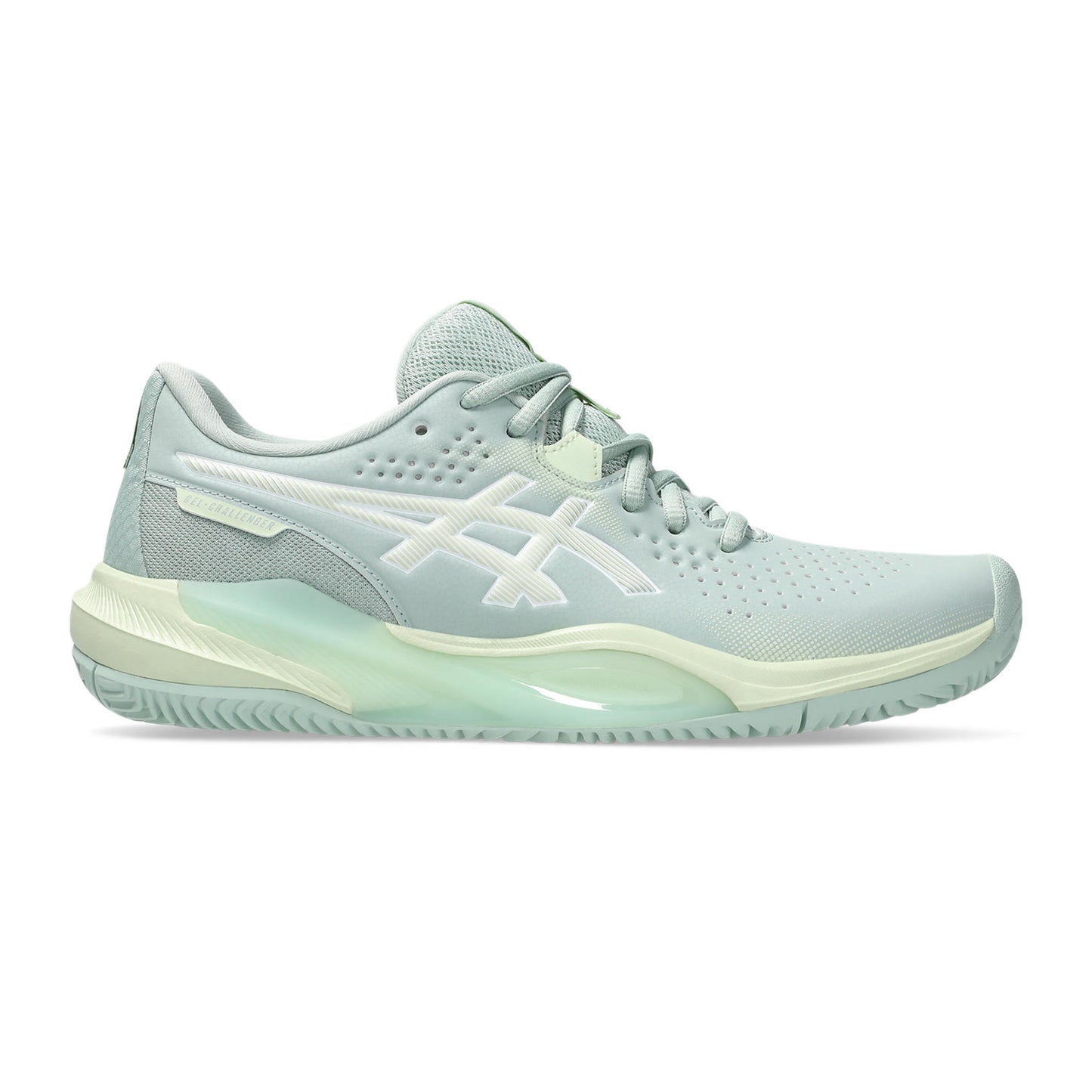 ASICS Gel-Challenger 15 Zapatilla tierra batida Mujeres - azul-gris, lima