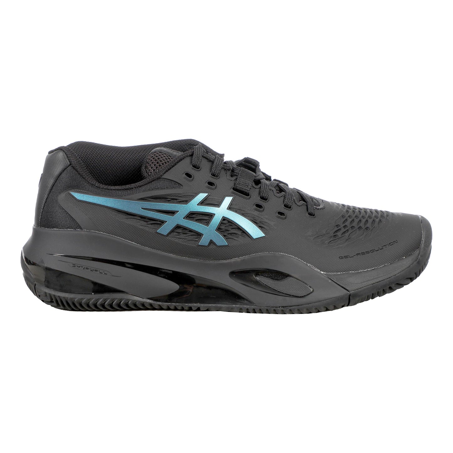 ASICS Gel-Resolution X Night Energy Zapatilla tierra batida Mujeres - negro, azul