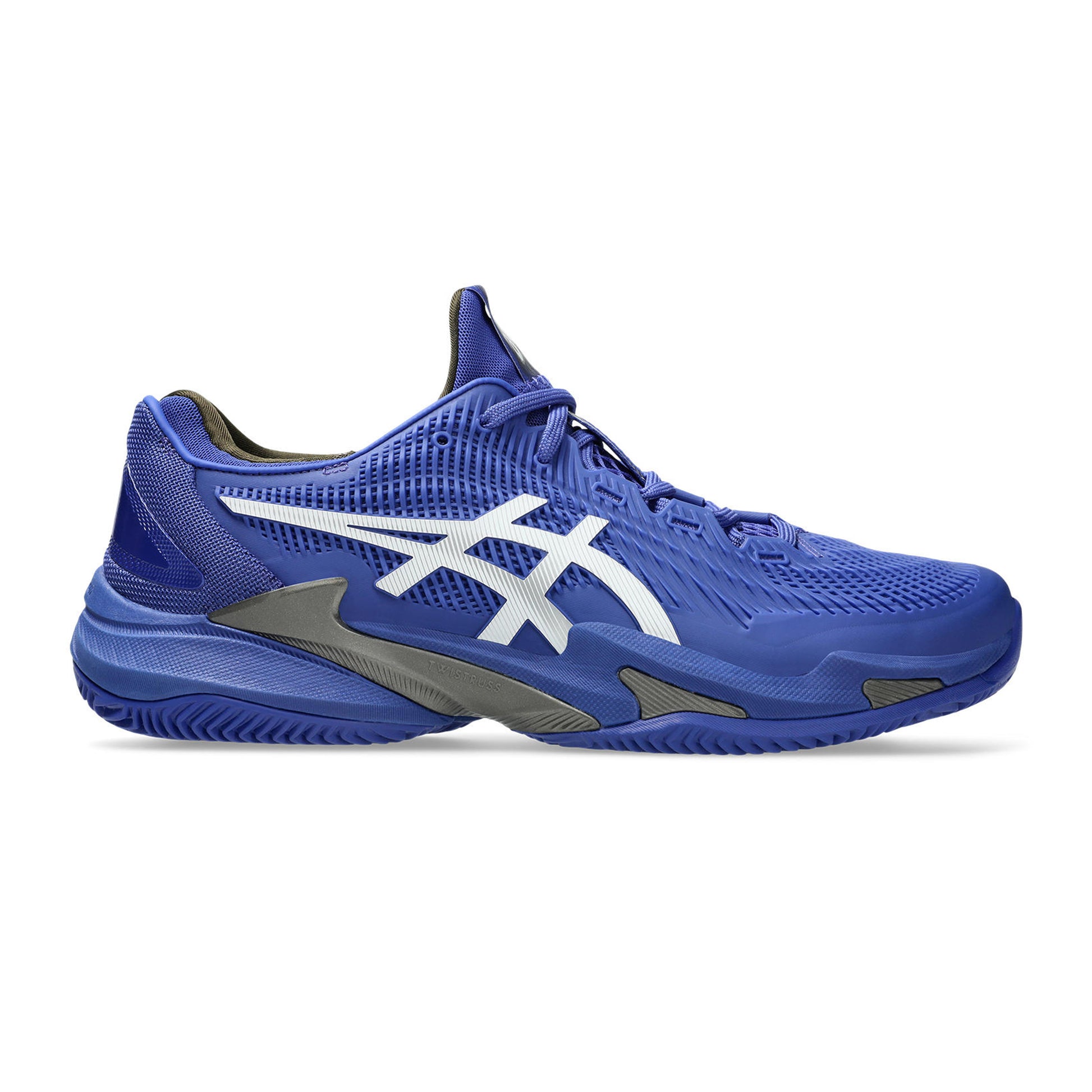 ASICS Court FF 3 Zapatilla tierra batida Hombres - azul oscuro, blanco