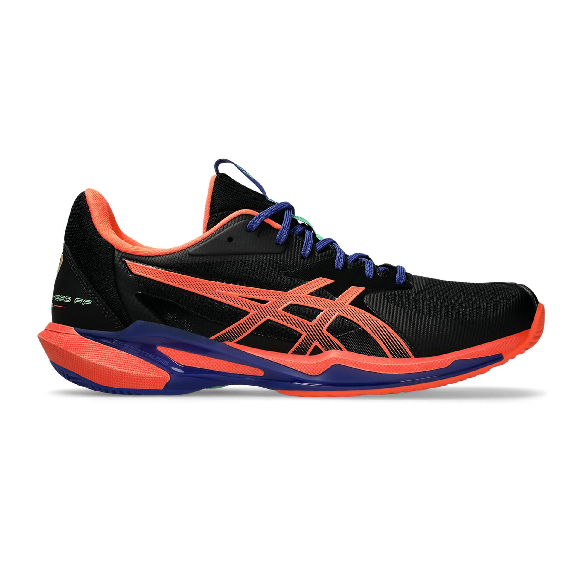 ASICS Solution Speed FF 3 Zapatilla De Pádel Hombres-Negro,Naranja
