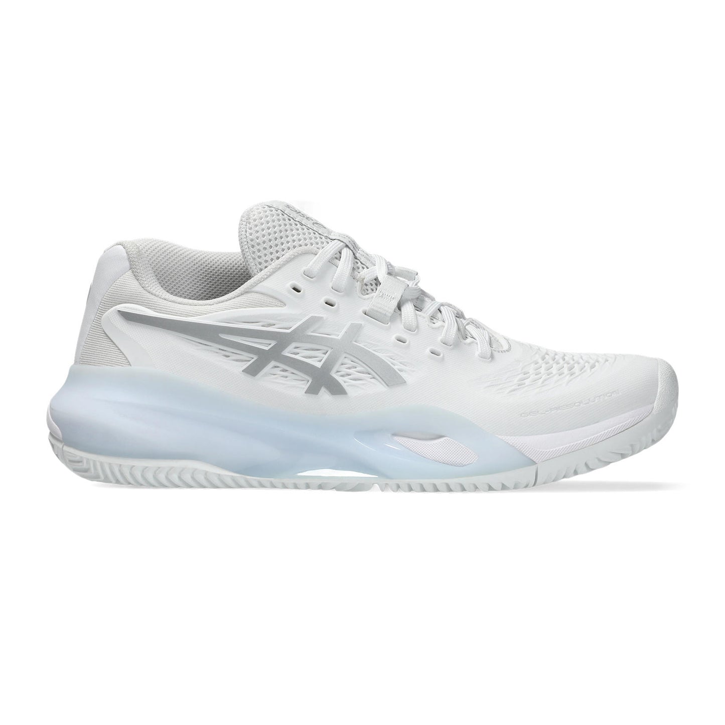 ASICS Gel-Resolution X Zapatilla tierra batida Mujeres - blanco, plateado