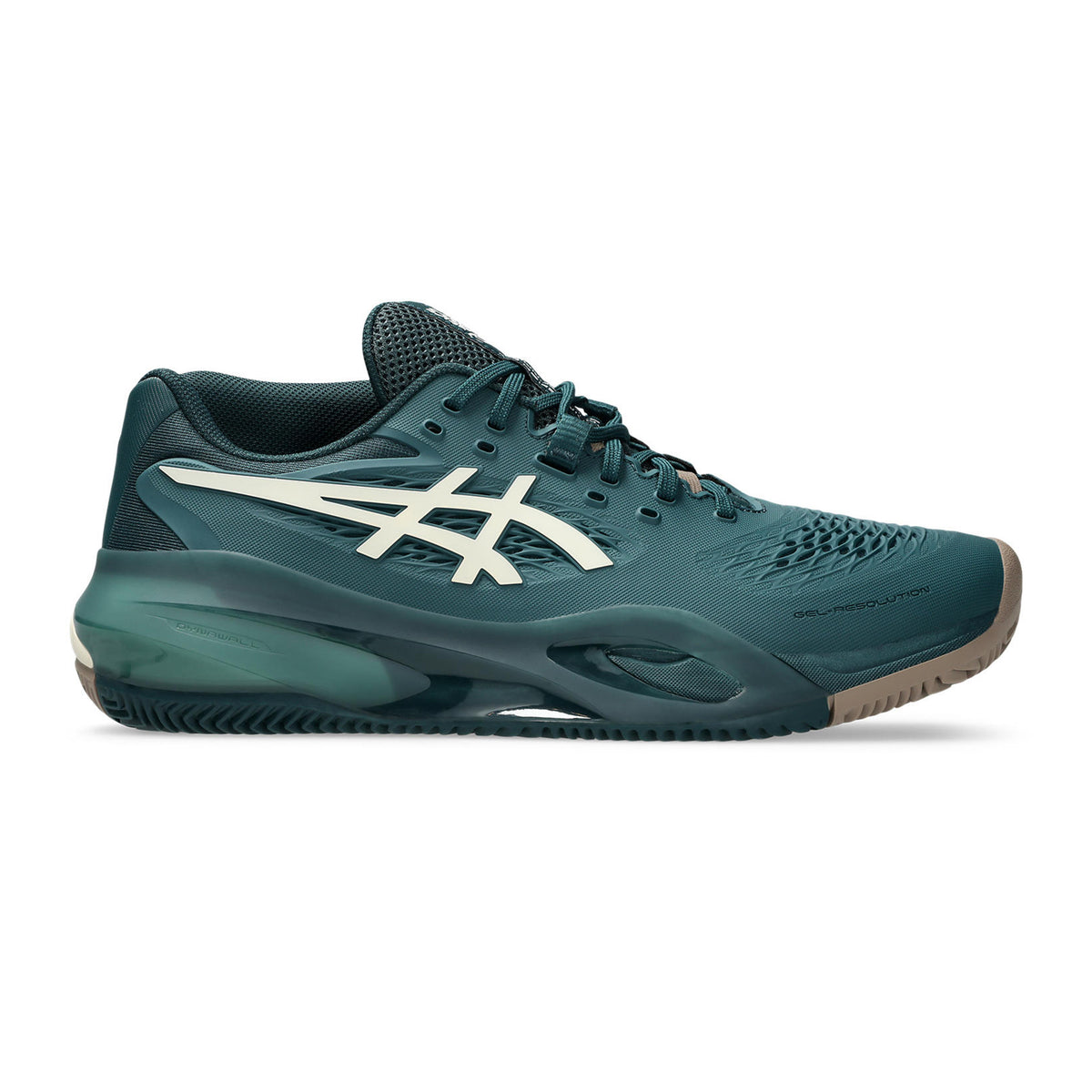 ASICS Gel-Resolution X Zapatilla tierra batida Hombres - verde oscuro