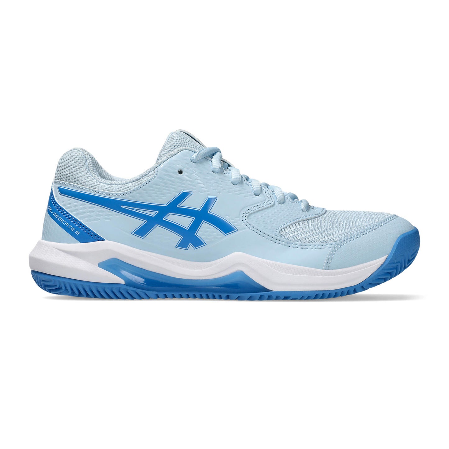 ASICS Gel-Dedicate 8 Zapatilla tierra batida Mujeres - azul claro, azul