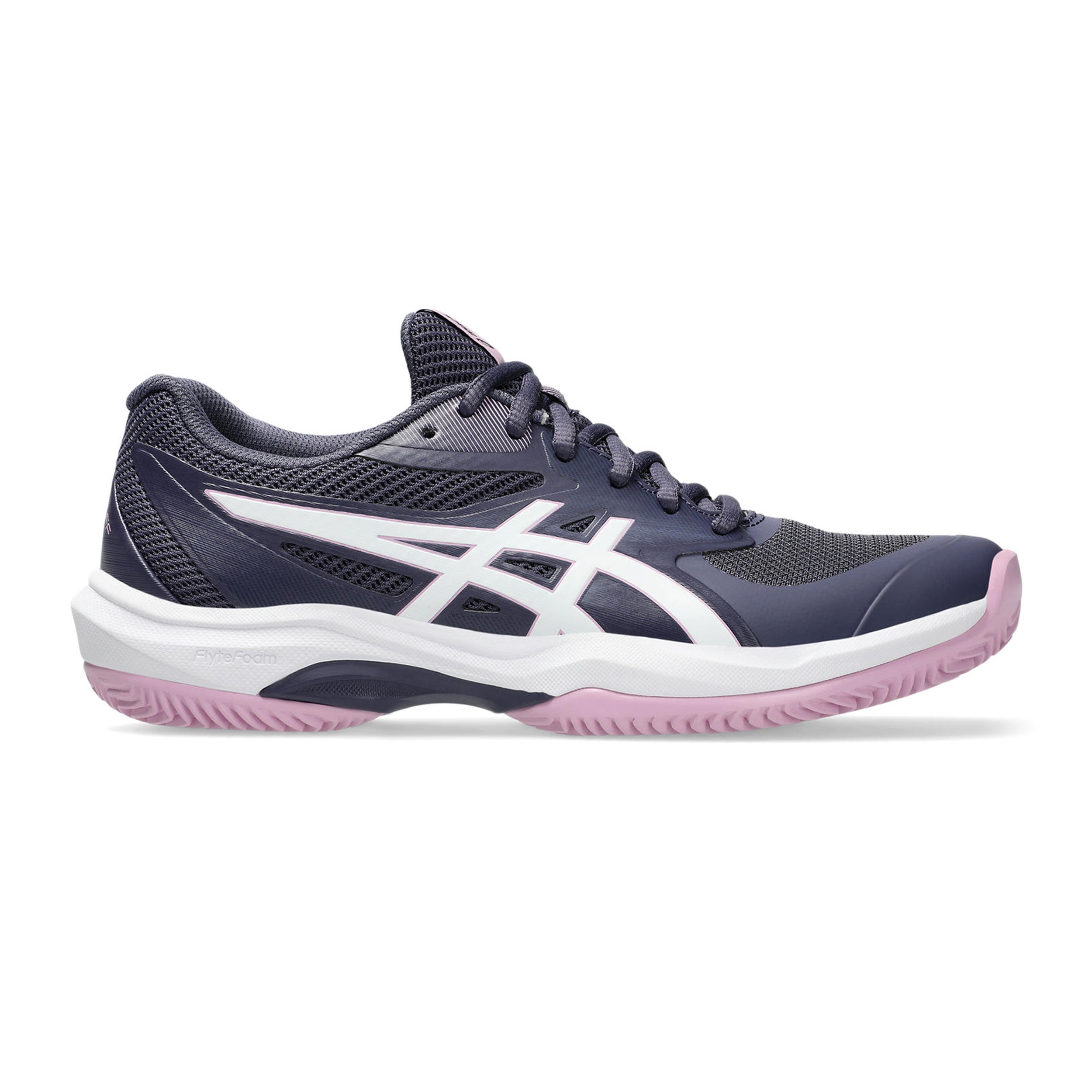 ASICS Game FF Zapatilla tierra batida Mujeres - malva, blanco