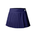 Match Pleats Falda Mujeres-Azul Oscuro