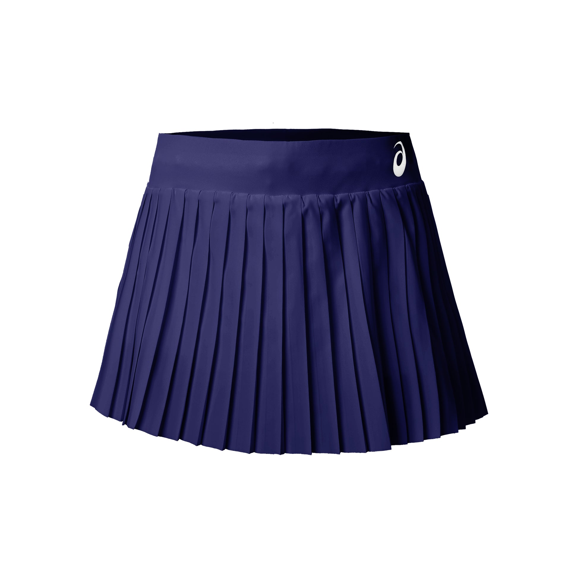 ASICS Match Pleats Falda Mujeres-Azul Oscuro